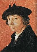 Lucas van Leyden Self portrait oil on canvas